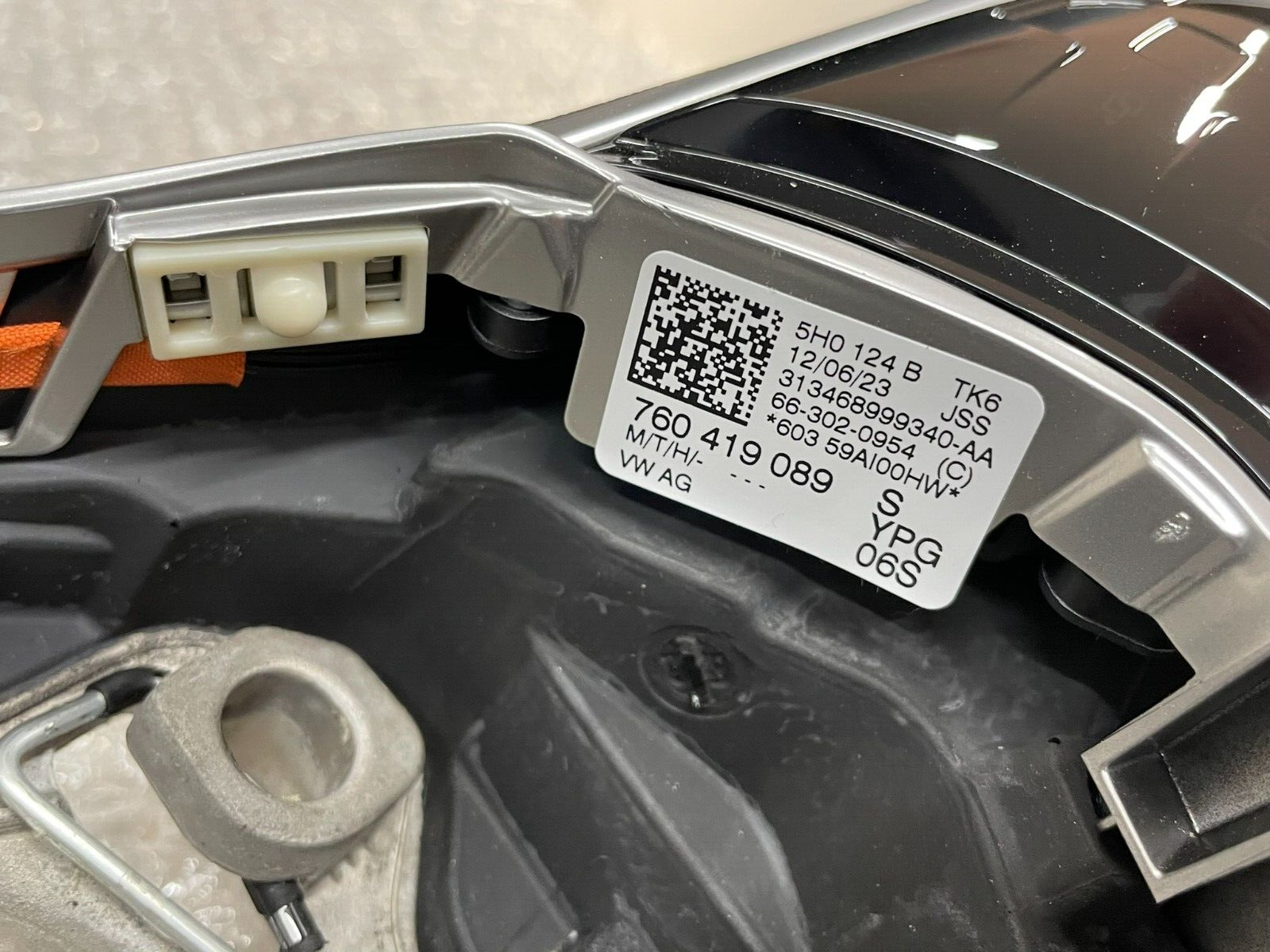 VW TOUAREG MULTIFUNKTIONS SPORT LENKRAD BEHEIZT "R" 760419089S Fast Neu Test Car - Obrázek 6