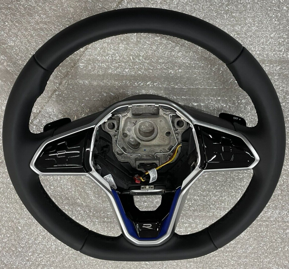 VW TOUAREG MULTIFUNKTIONS SPORT LENKRAD BEHEIZT "R" 760419089S Fast Neu Test Car