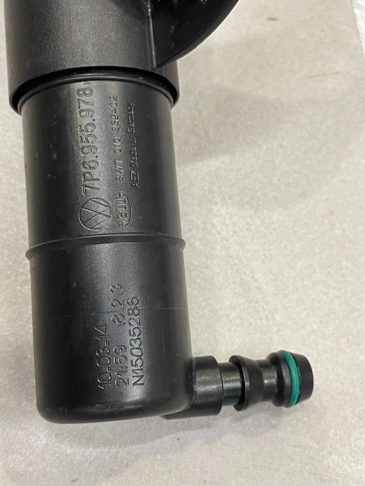 VW TOUAREG TELESKOPDÜSE SCHEINWERFERREINIGUNG 7P6955978 RECHTS ORIG.NEU! - Obrázek 12