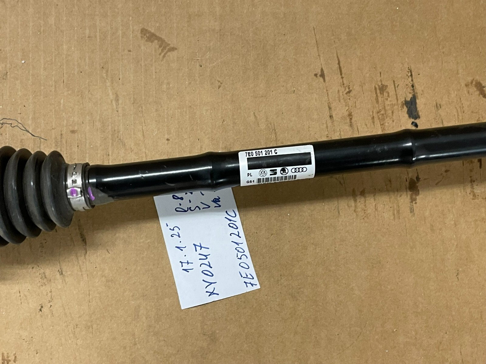 VW TRANSPORTER ANTRIEBSWELLE GELENKWELLE ANTRIEB 4*4 7E0501201C ORIG. FAST NEU - Obrázek 13