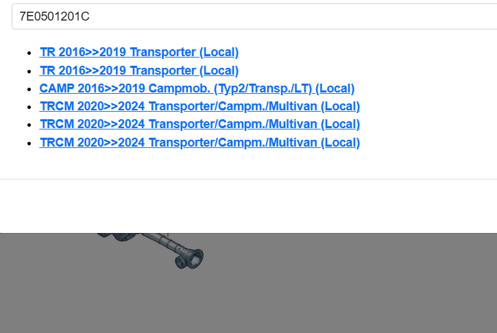 VW TRANSPORTER ANTRIEBSWELLE GELENKWELLE ANTRIEB 4*4 7E0501201C ORIG. FAST NEU - Obrázek 5
