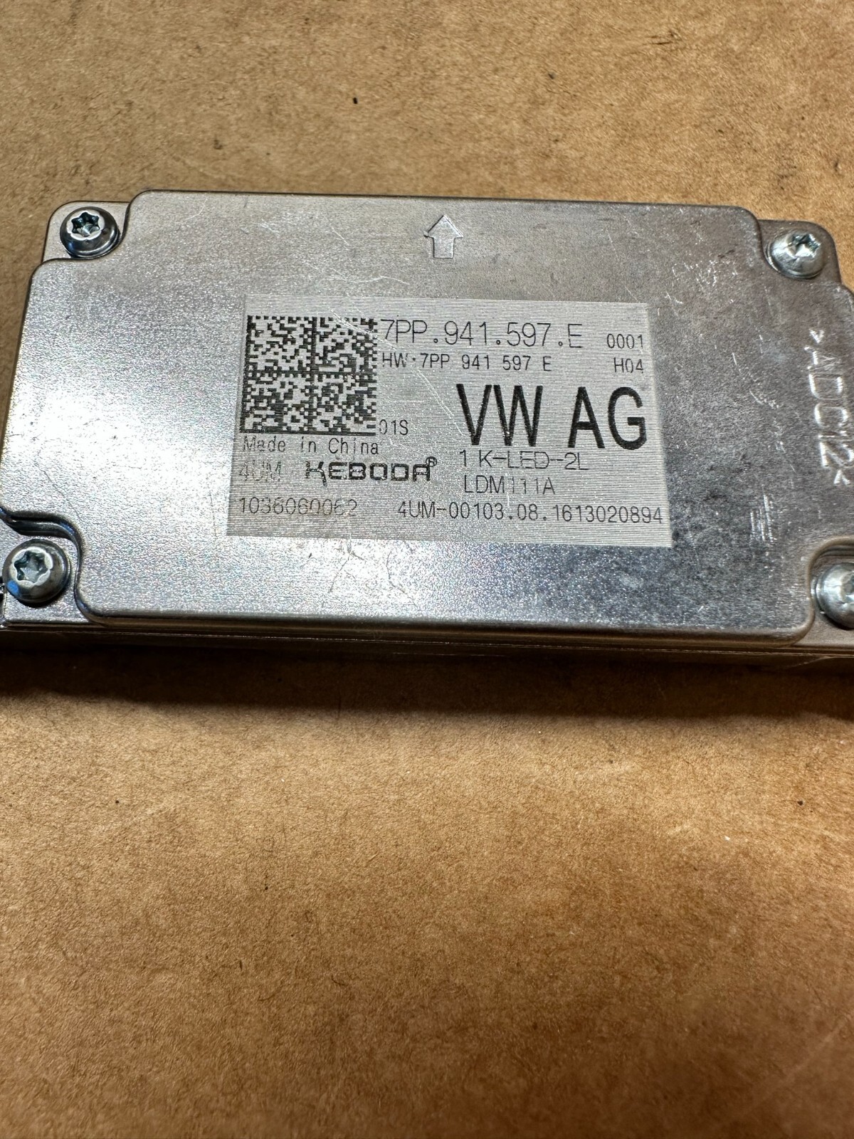 VW UP / E-UP STEUERGERÄT FÜR TAGESFAHRLICHT 7PP941597E ORIGINAL - Obrázek 4