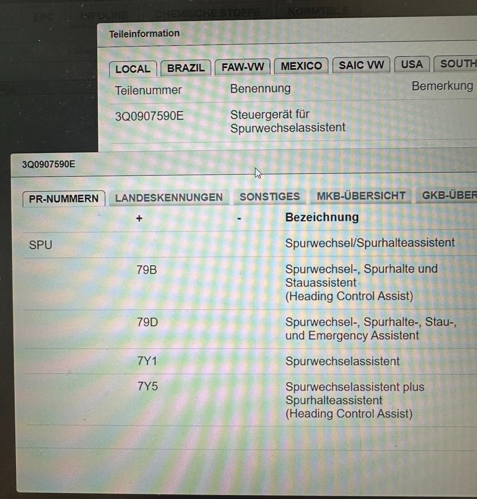 3Q0907590E VW AUDI SPURWECHSELASSISTENT RADAR GERÄT 3Q0907590E FAST NEU TEST CAR - Obrázek 5