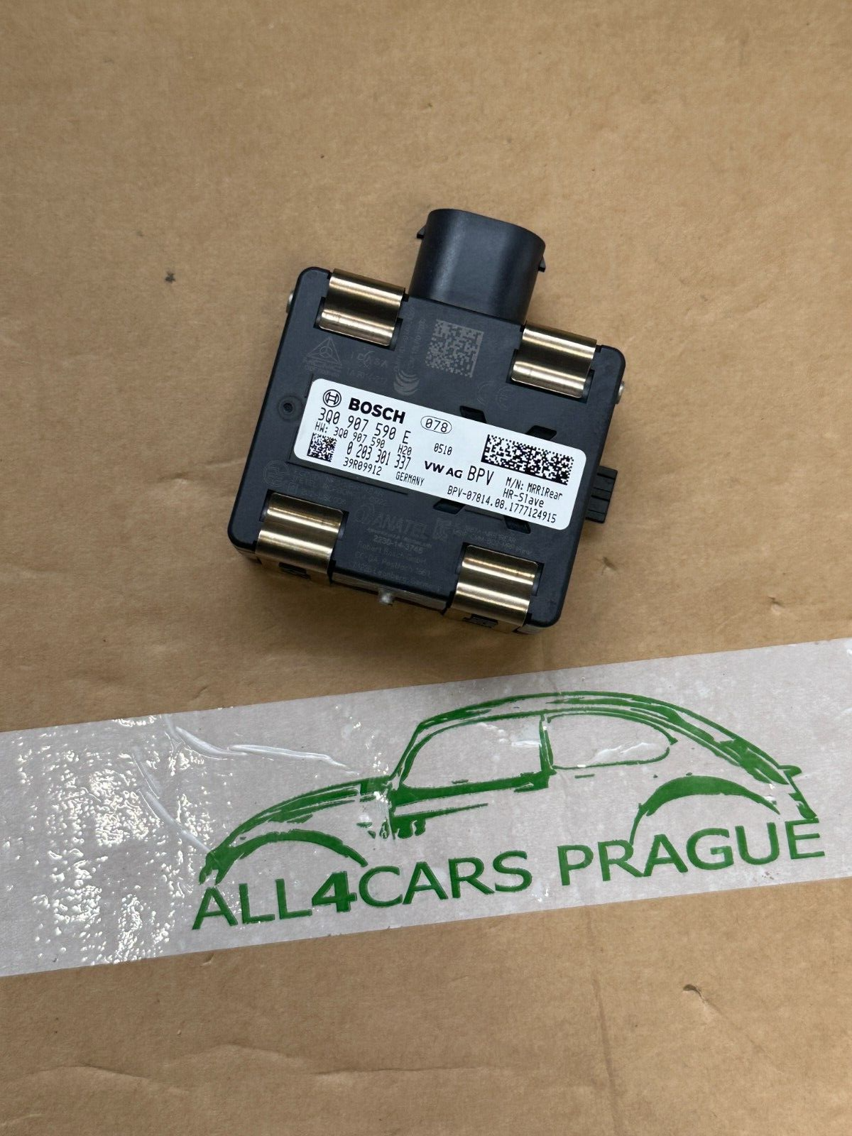 3Q0907590E VW AUDI SPURWECHSELASSISTENT RADAR GERÄT 3Q0907590E FAST NEU TEST CAR