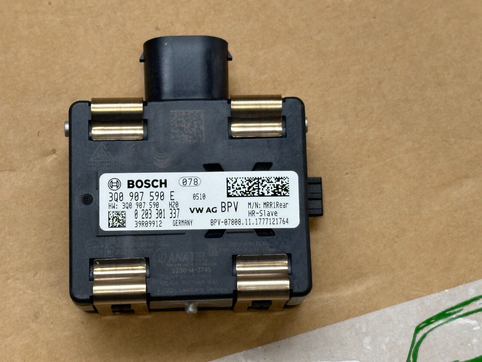 3Q0907590E VW AUDI SPURWECHSELASSISTENT RADAR GERÄT 3Q0907590E FAST NEU TEST CAR - Obrázek 7