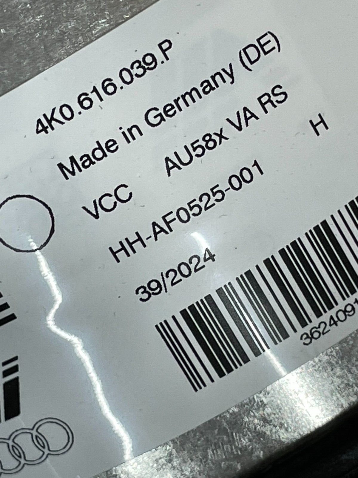 4K0616039P AUDI A6/S6/RS6/A7/RS7 STOßDÄMPFER LUFTFAHRWERK 4K0616039P ORIG.NEU ! - Obrázek 3