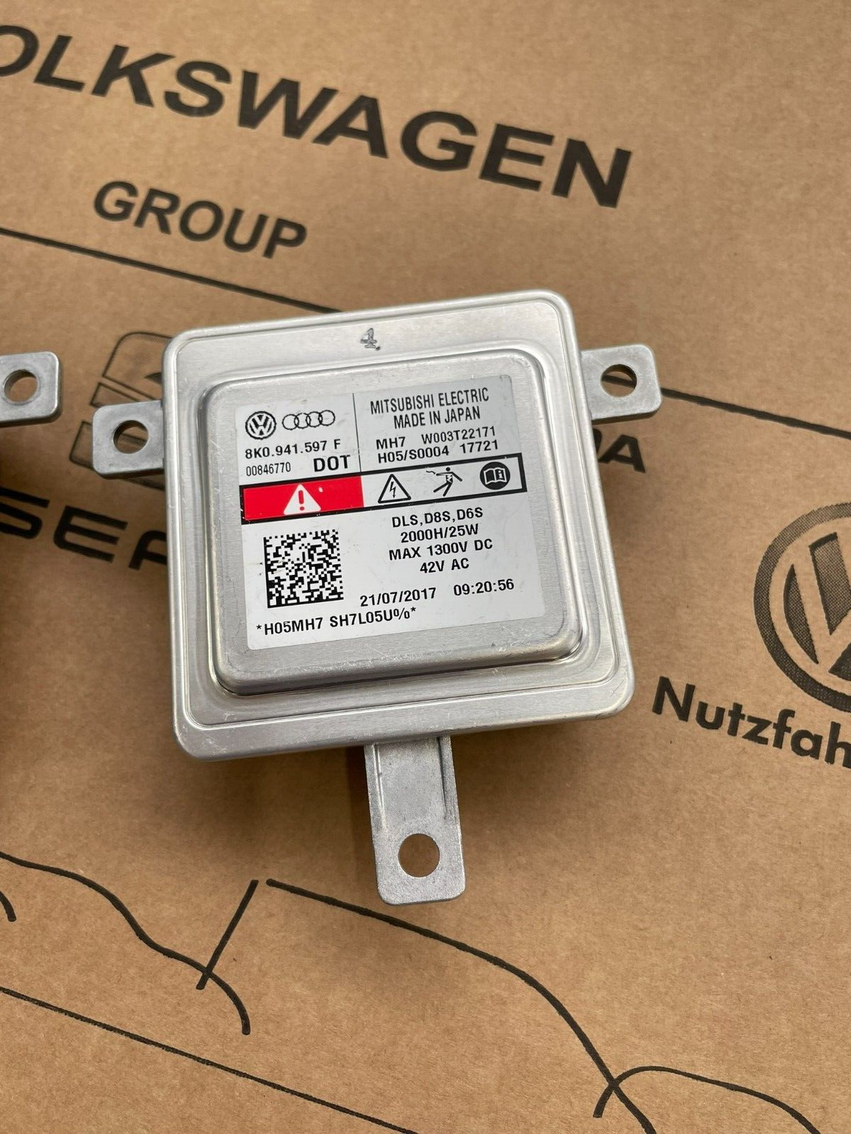 8K0941597F PORSCHE VW AUDI XENON SCHEINWERFER STEUERGERÄT 8K0941597F ORIG. NEU - Obrázek 4