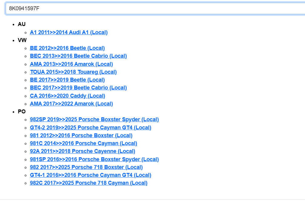 8K0941597F PORSCHE VW AUDI XENON SCHEINWERFER STEUERGERÄT 8K0941597F ORIG. NEU - Obrázek 10