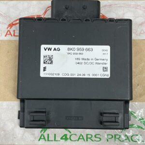 8K0959663 AUDI PORSCHE SPANNUNGSSTABILISATOR STEUERGERÄT 8K0959663 = 8K0959663D