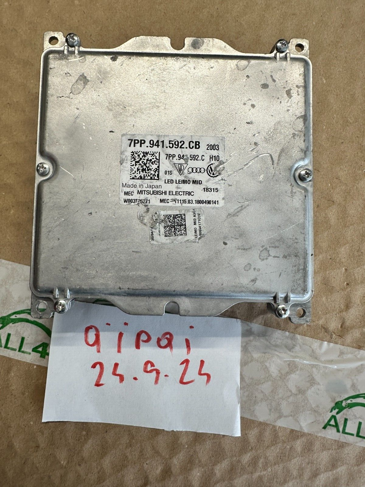 AUDI A3 A5 Q5 Q7... SCHEINWERFER STEUERGERÄT 7PP941592CB - DEMONT VOM TEST CAR - Obrázek 16