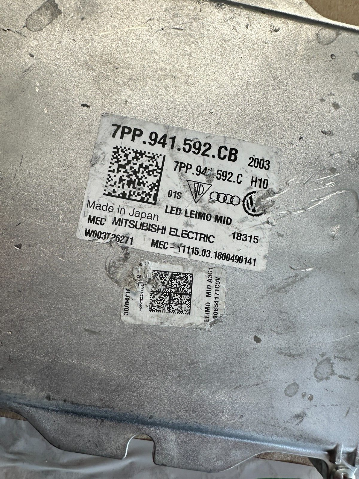 AUDI A3 A5 Q5 Q7... SCHEINWERFER STEUERGERÄT 7PP941592CB - DEMONT VOM TEST CAR - Obrázek 3