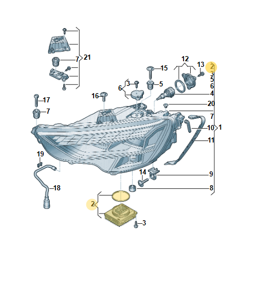 AUDI A3 Q4-ETRON SCHEINWERFER STEUERGERÄT 4K0941592BL DEMONT V NEU SCHEINWERFER - Obrázek 4