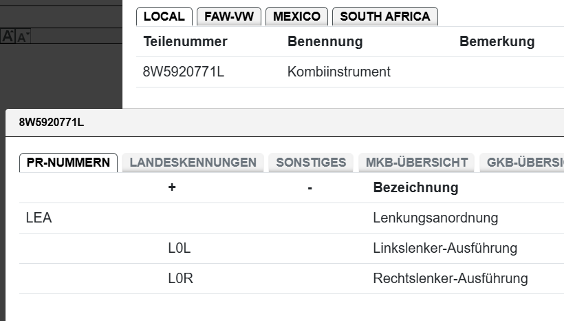AUDI A4 8W KOMBIINSTRUMENT TACHOMETER 8W5920771L TACHO DIESEL ORIG. NEU 0 KM !!! - Obrázek 5