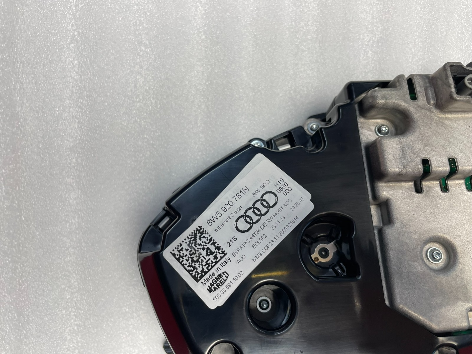 AUDI A4 , AUDI A5 8W TACHO TACHOMETER KOMBIINSTRUMENT 8W5920781N ORIG. NEU 0 KM! - Obrázek 3