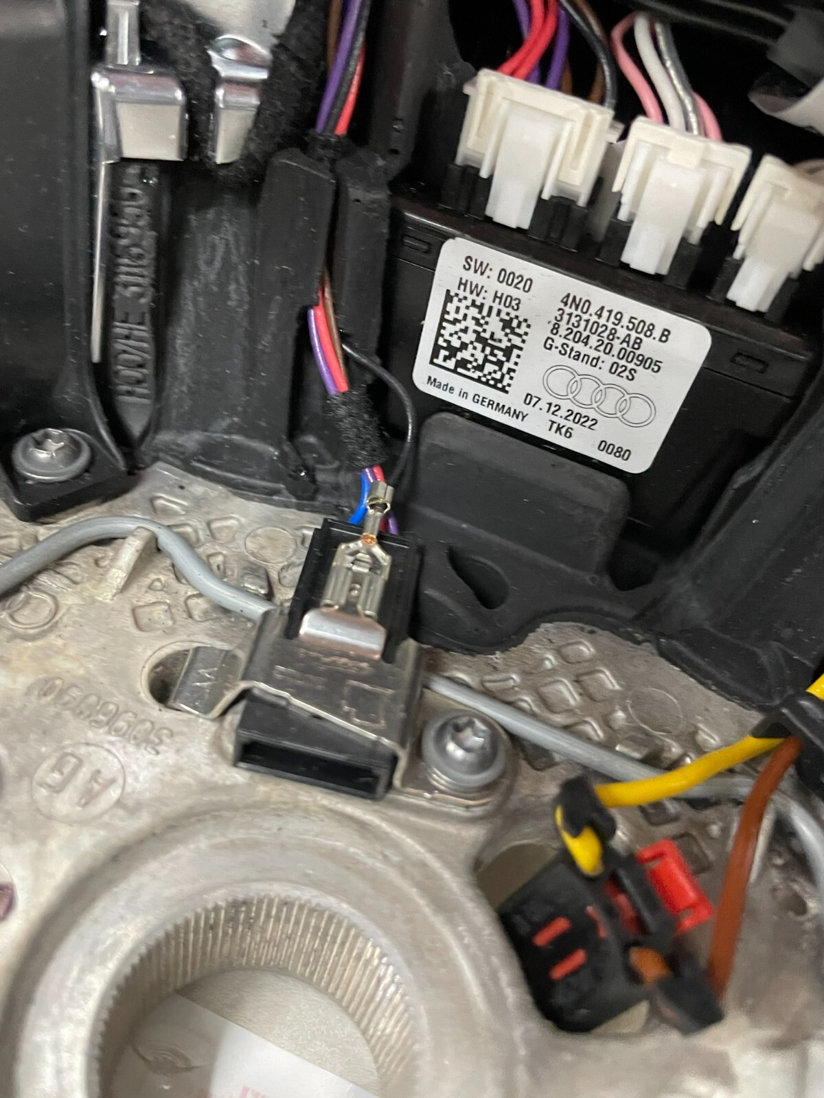 AUDI A6 A7 A8 E-TRON MULTIFUNKTIONS LENKRAD BEHEIZBAR MIT PADELS 4KE419091D NEU - Obrázek 6