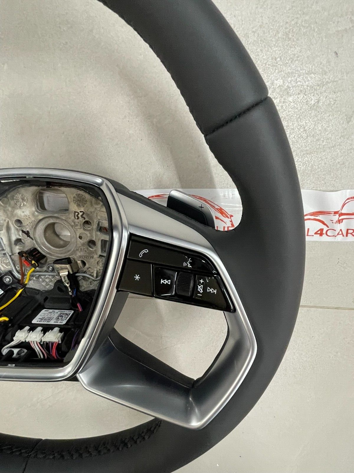 AUDI A6 A7 A8 E-TRON MULTIFUNKTIONS LENKRAD BEHEIZBAR MIT PADELS 4KE419091D NEU - Obrázek 8