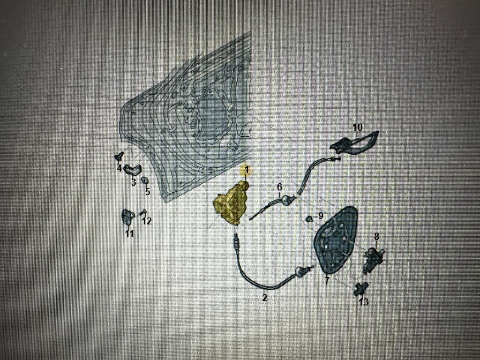 AUDI A6 A7 Q8 E-TRON TÜRSCHLOSS RECHTS HINTEN 4K0839016P ORIG.NEU!! - Obrázek 5