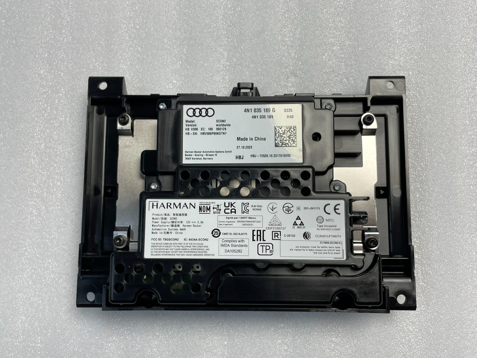 AUDI A8 D5 BEDIENEINHEIT MIT TOUCH SCREEN 4N1035189G ZENTRALE ANZEIGE ORIG. NEU! - Obrázek 4