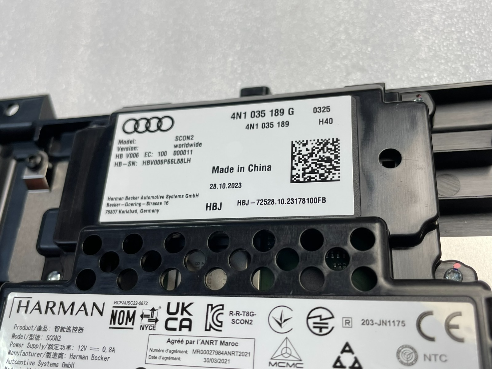 AUDI A8 D5 BEDIENEINHEIT MIT TOUCH SCREEN 4N1035189G ZENTRALE ANZEIGE ORIG. NEU! - Obrázek 16