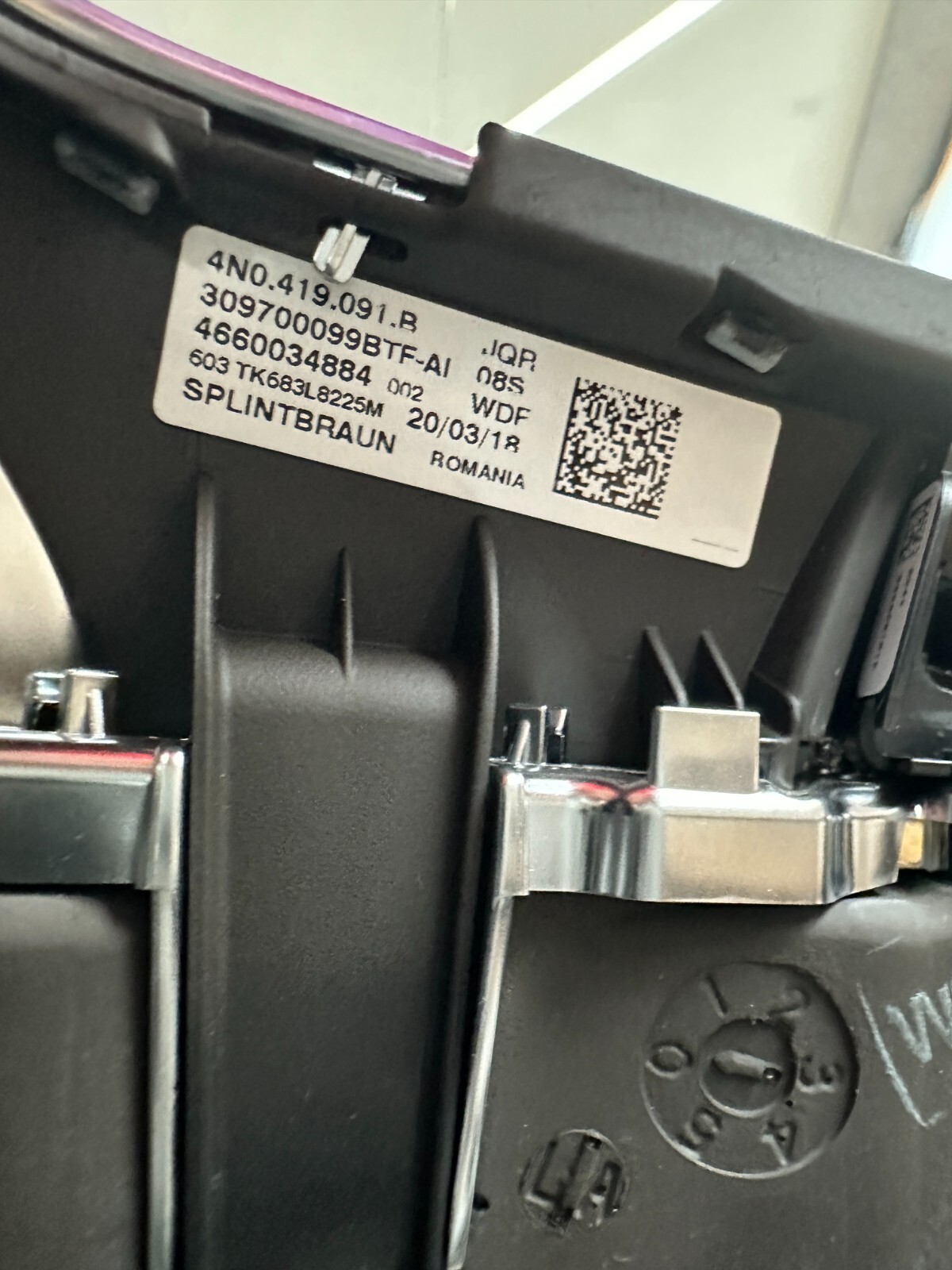 AUDI A8 MULTIFUNKTIONS LENKRAD LEDER TIPTRONIC BRAUN 4N0419091B - FAST NEU OE! - Obrázek 8