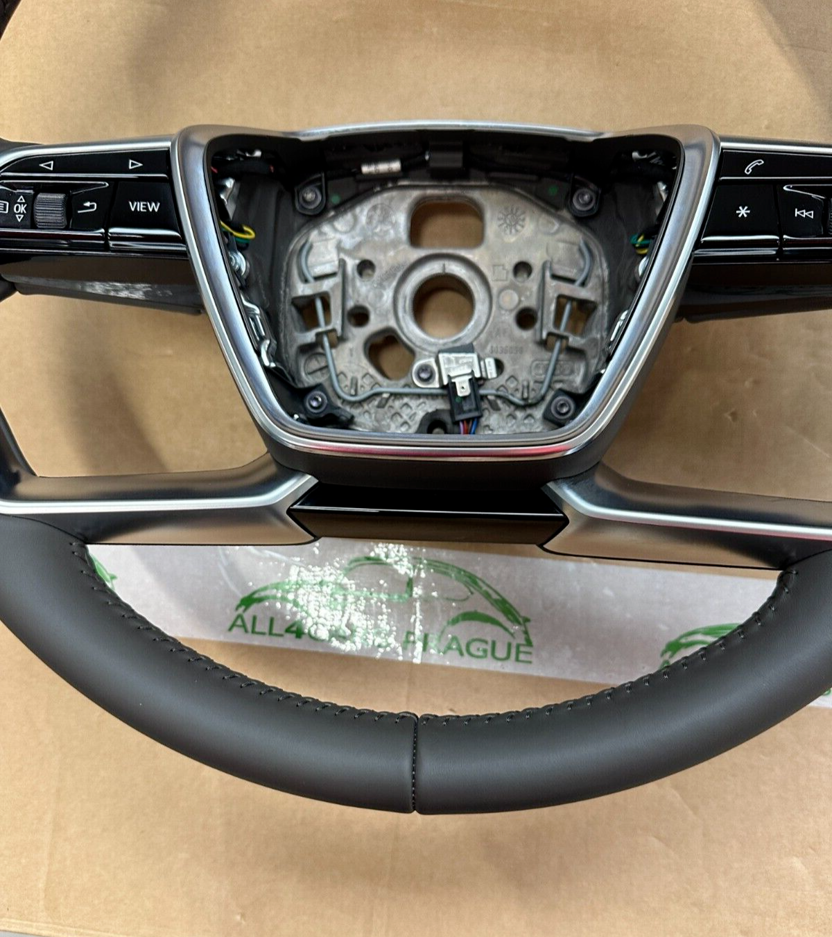 AUDI A8 MULTIFUNKTIONS LENKRAD LEDER TIPTRONIC BRAUN 4N0419091B - FAST NEU OE! - Obrázek 10