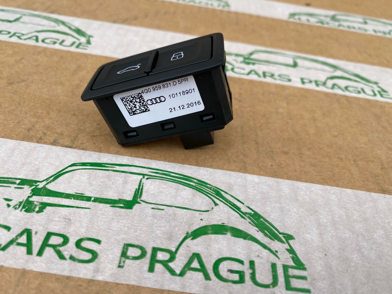 AUDI KOFFERRAUMDECKEL UND TÜREN AUFSCHLIEßEN SCHALTER SCHWARZ 4G0959831D ORIG.NE - Obrázek 3