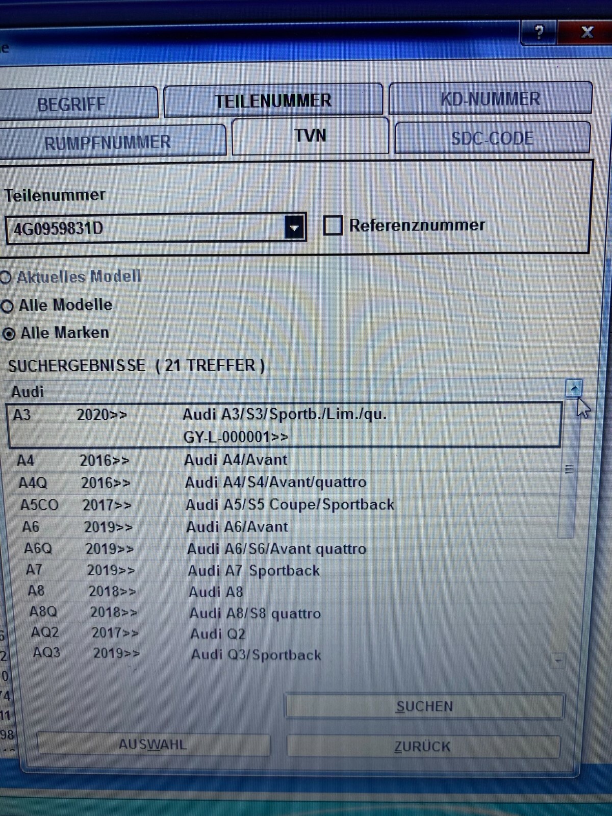 AUDI KOFFERRAUMDECKEL UND TÜREN AUFSCHLIEßEN SCHALTER SCHWARZ 4G0959831D ORIG.NE - Obrázek 7