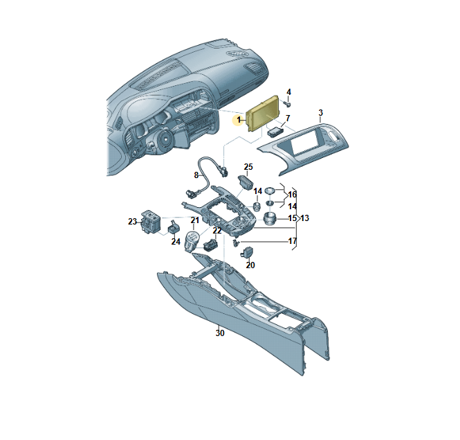 AUDI LCD ANZEIGEEINHEIT FÜR MULTIMEDIAINTERFACE MMI 8R0919604A FAST NEU TEST CAR - Obrázek 6