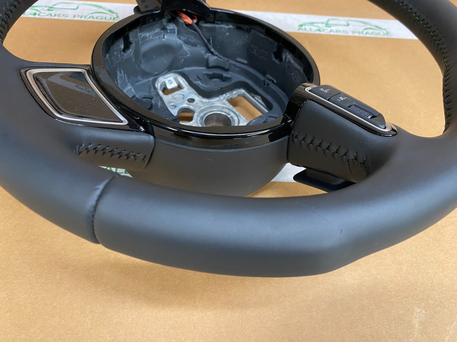 AUDI LENKRAD A4 S4 A5 S5 SPORT LEDERLENKRAD MIT SCHALTWIPEN 8K0419091BN FAST NEU - Obrázek 9