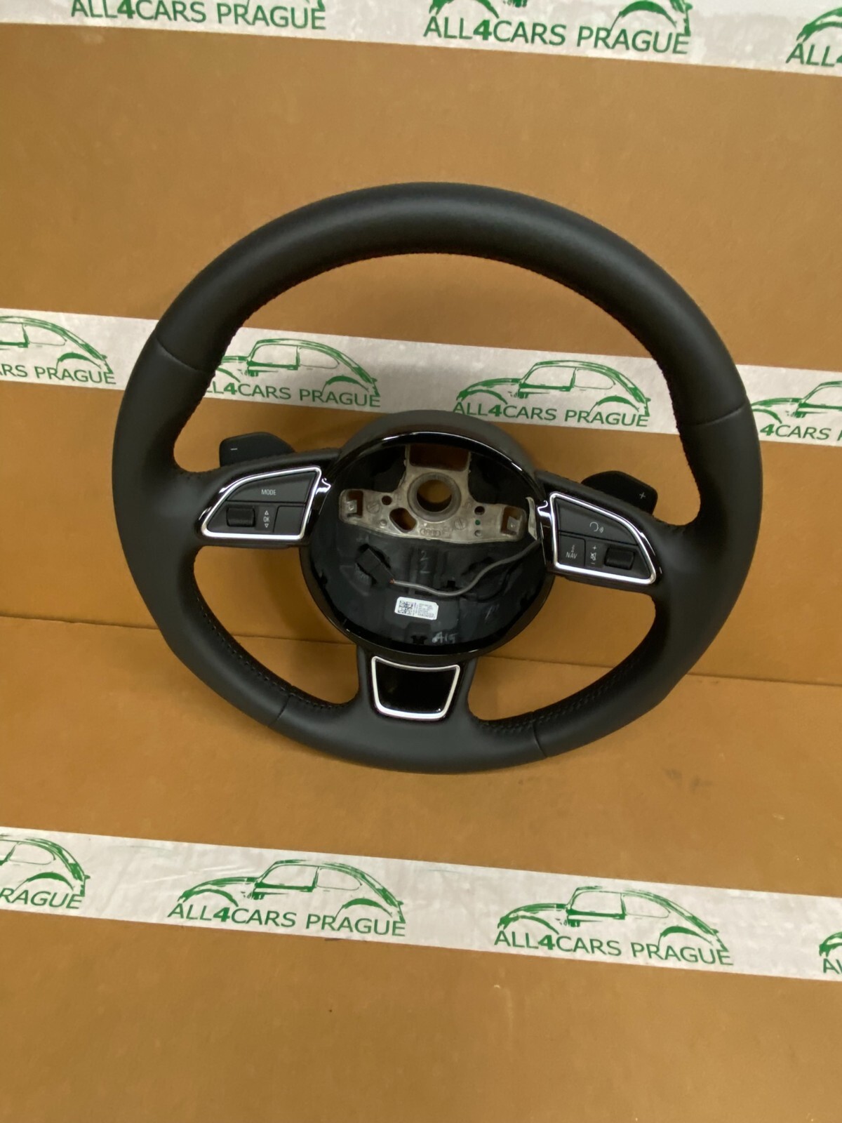 AUDI LENKRAD A4 S4 A5 S5 SPORT LEDERLENKRAD SCHALTWIPPEN 8K0 419 091 BN FAST NEU - Obrázek 3