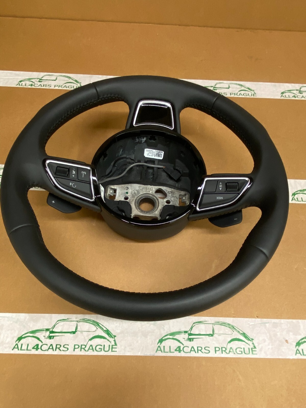 AUDI LENKRAD A4 S4 A5 S5 SPORT LEDERLENKRAD SCHALTWIPPEN 8K0 419 091 BN FAST NEU - Obrázek 9