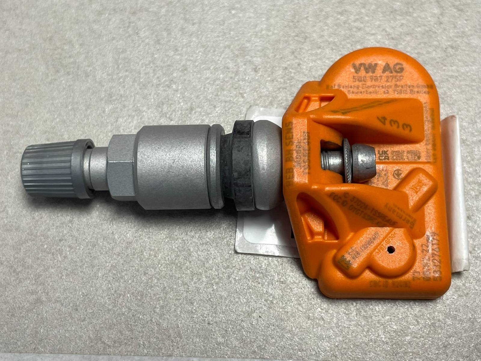 AUDI PORSCHE BENTLEY REIFENDRUCK SENSOR TPMS/RDKS 5Q0907275F ORIG. ! NEU VW !! - Obrázek 8