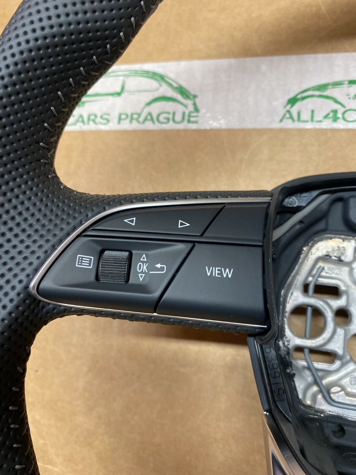 AUDI Q3 MULTIFUNKTIONSLENKRAD LEDER SCHWARZ/FELSGRAU 83A419091H ORIGINAL NEU!! - Obrázek 3