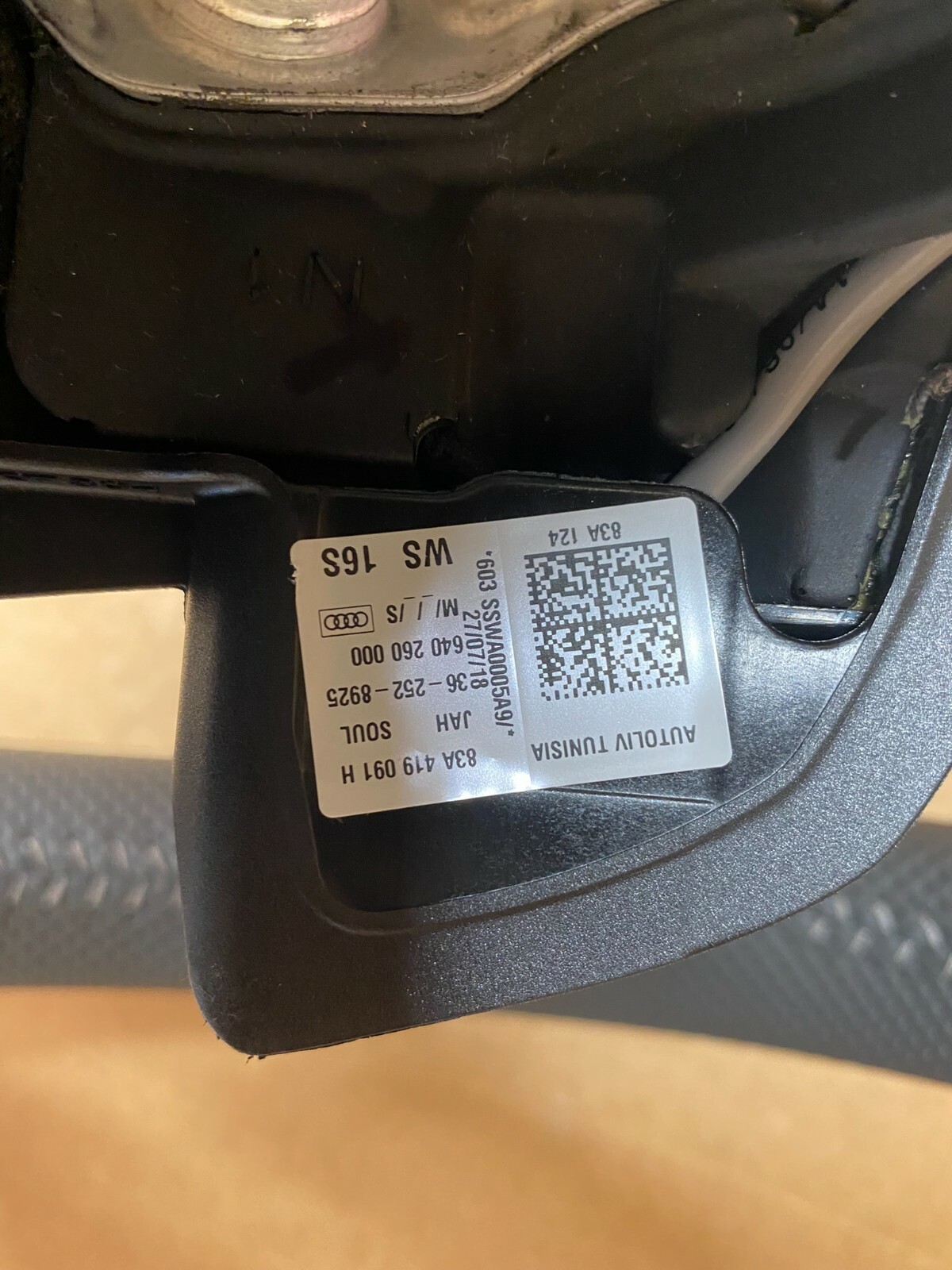 AUDI Q3 MULTIFUNKTIONSLENKRAD LEDER SCHWARZ/FELSGRAU 83A419091H ORIGINAL NEU!! - Obrázek 7