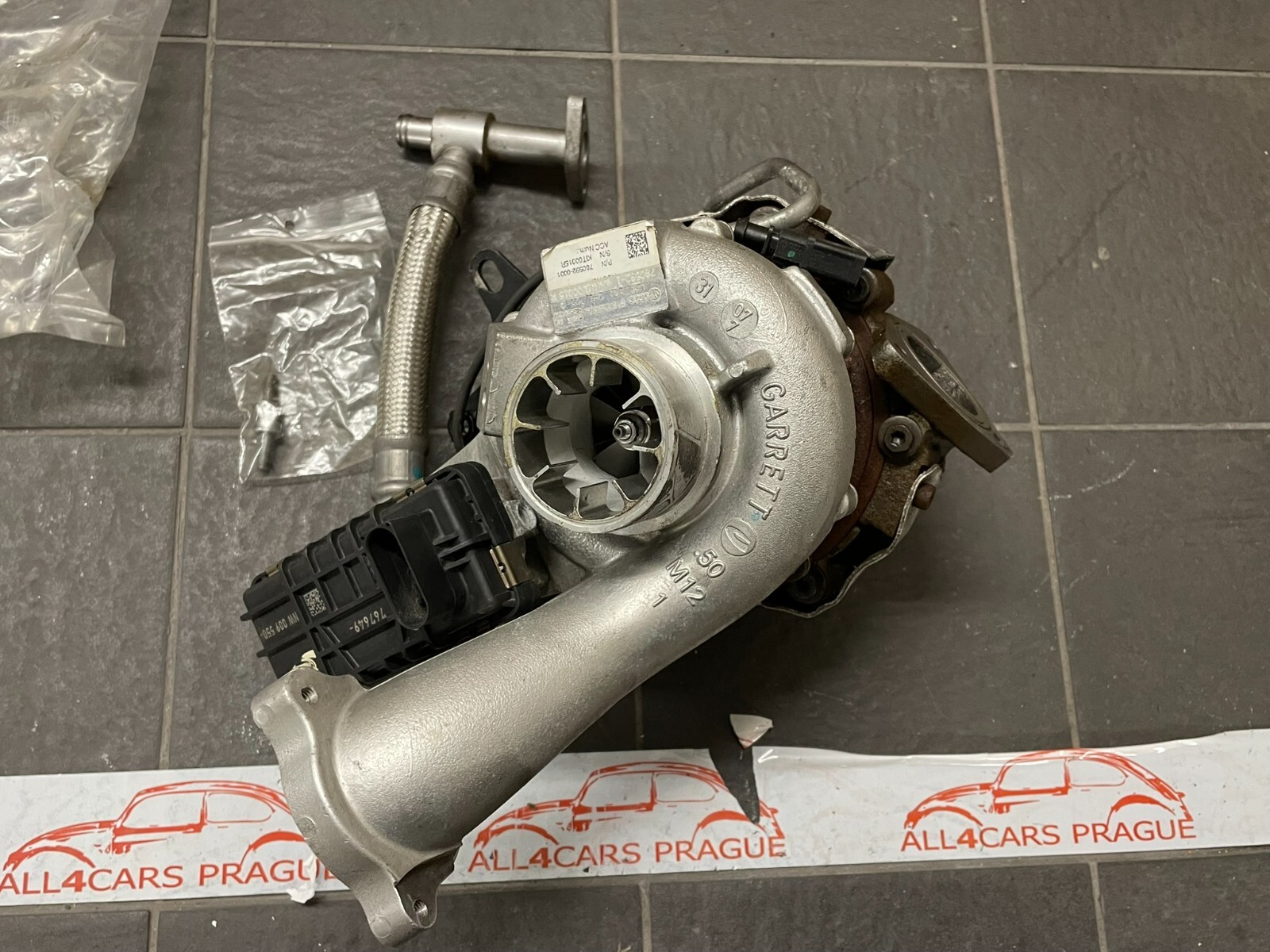 AUDI Q7 6.0L V12 TURBOLADER GARRETT 05A145721A FAST NEU DEMONT VON TEST CAR - Obrázek 12