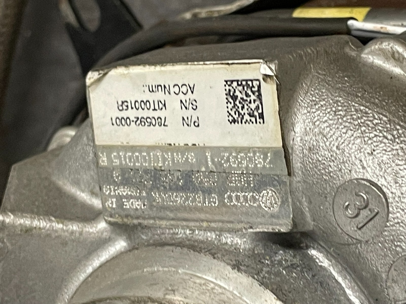 AUDI Q7 6.0L V12 TURBOLADER GARRETT 05A145721A FAST NEU DEMONT VON TEST CAR - Obrázek 14