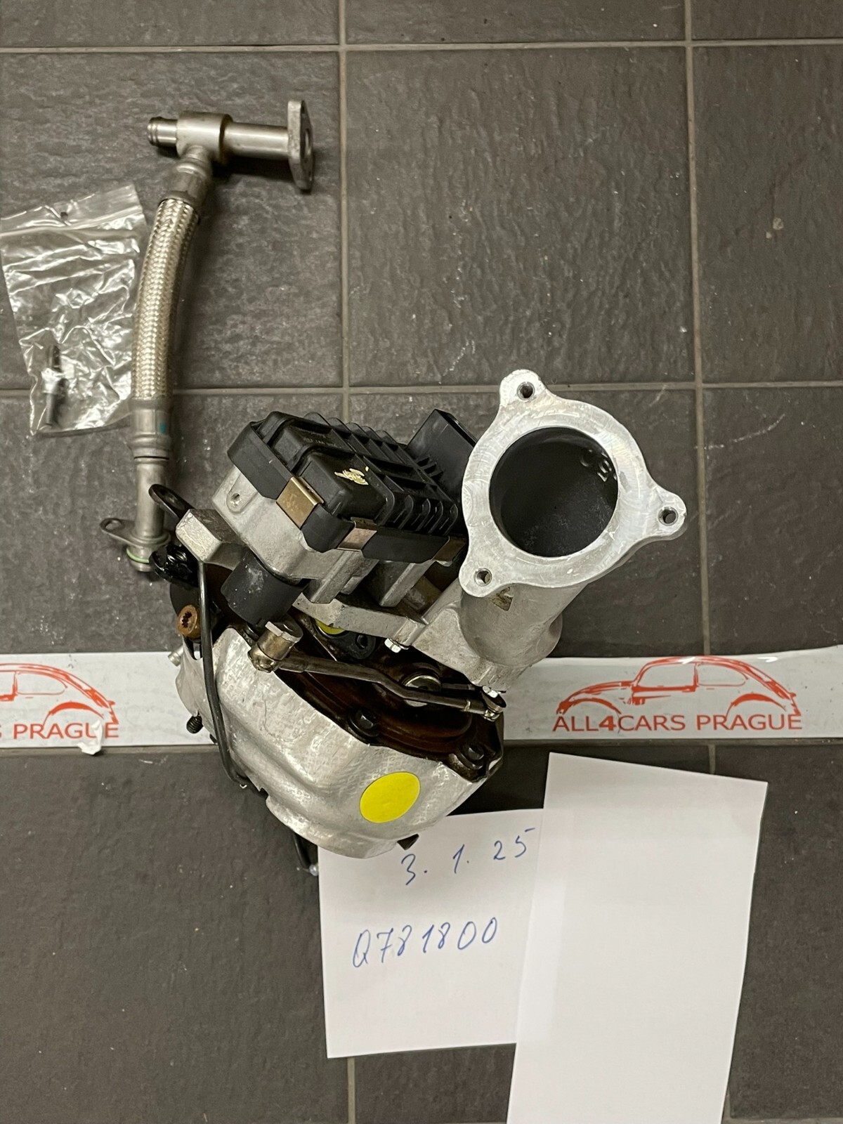 AUDI Q7 6.0L V12 TURBOLADER GARRETT 05A145721A FAST NEU DEMONT VON TEST CAR - Obrázek 21