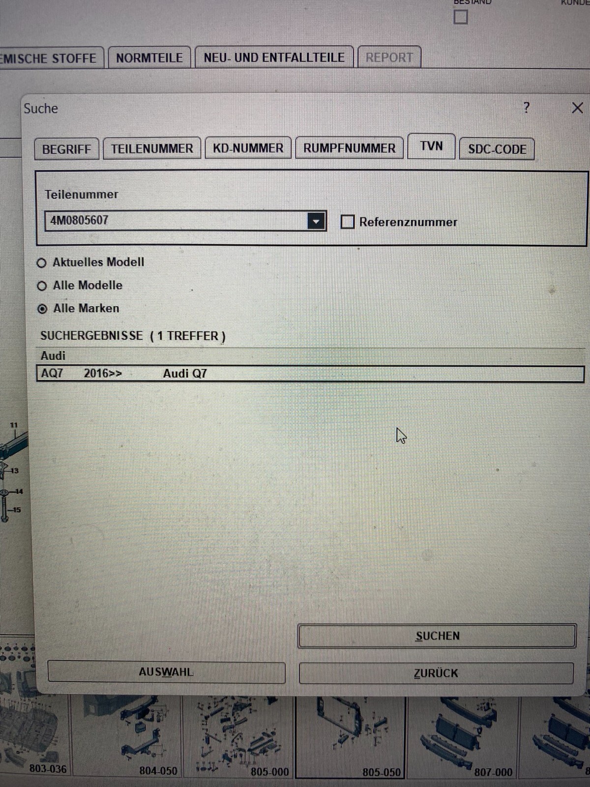 AUDI Q7 AUFNAHME FUR SCHEINWERFER SET R+L 4M0805607 + 4M0805608 ORIG. NEU!! - Obrázek 9