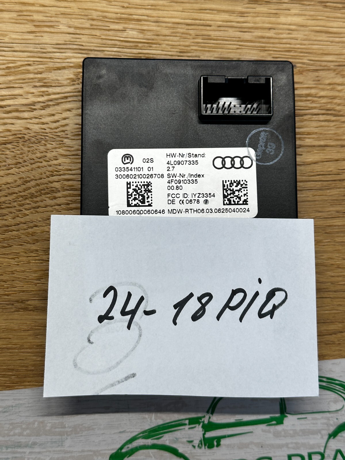 AUDI Q7 KEYLESS STEUERGERÄT ANTENNENLESEEINHEIT 4L0907335 Fast Neu d v Test Car - Obrázek 10