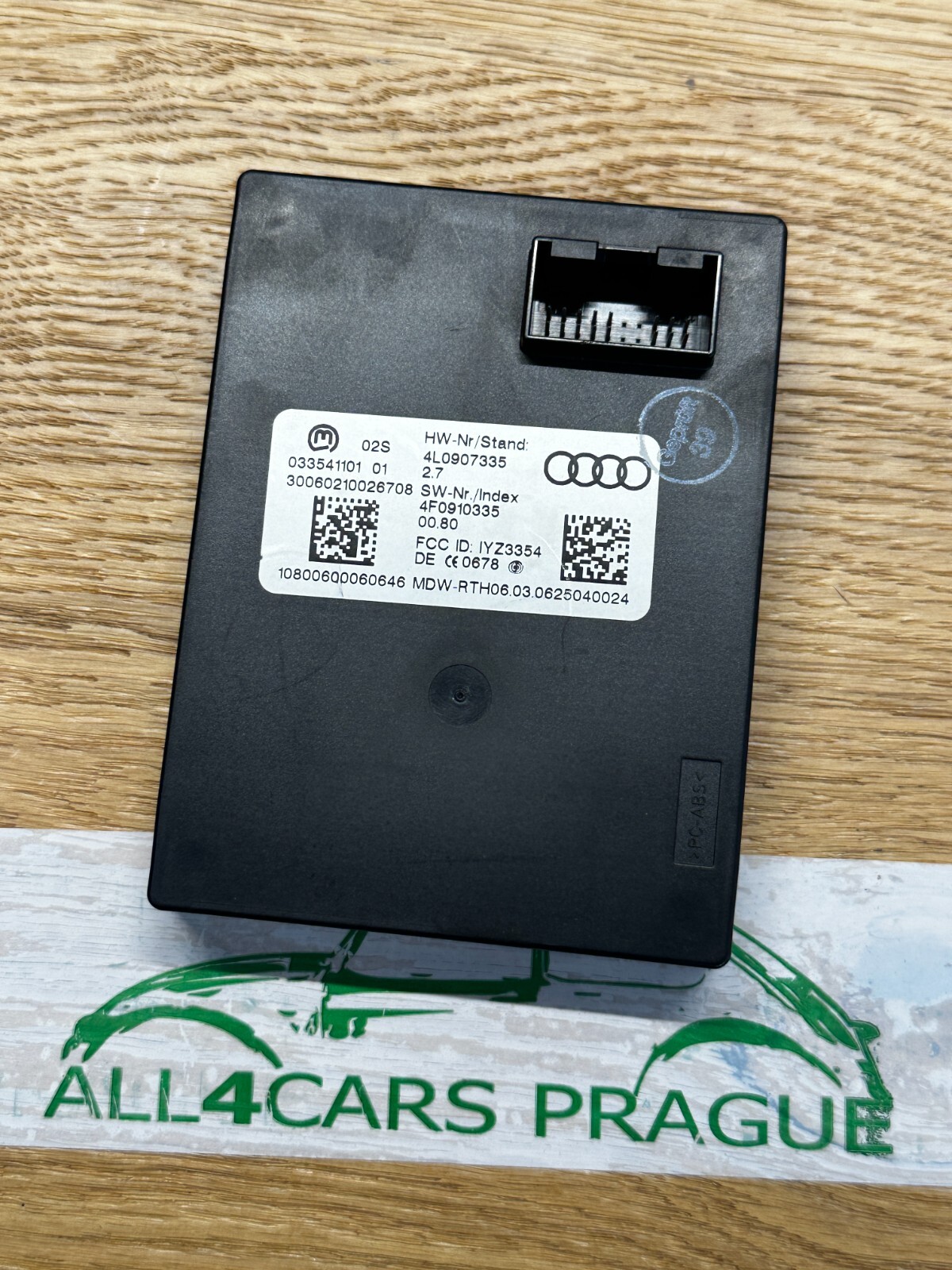 AUDI Q7 KEYLESS STEUERGERÄT ANTENNENLESEEINHEIT 4L0907335 Fast Neu d v Test Car