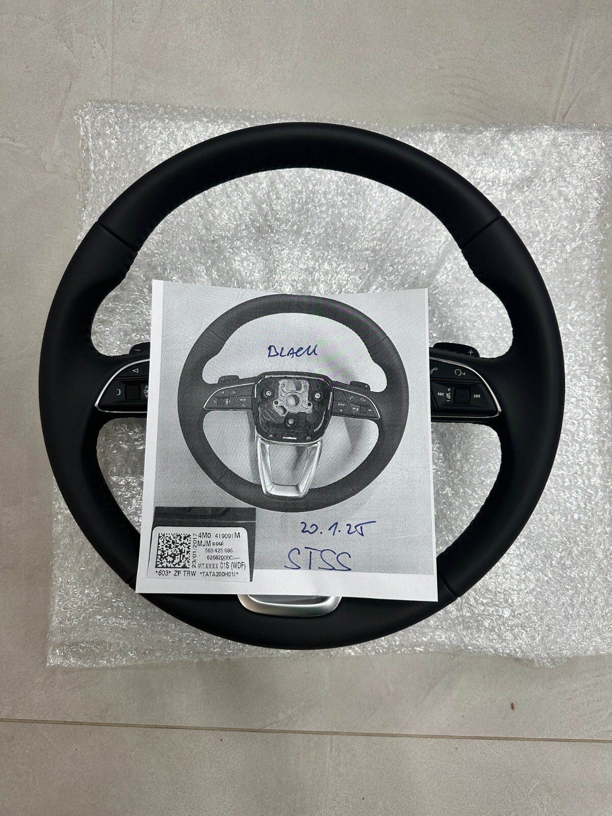 AUDI Q7 Q8 Q5 SPORT MULTIFUNKTION SCHALTWIPPEN LENKRAD SCHWARZ 4M0419091M ORIG. - Obrázek 20