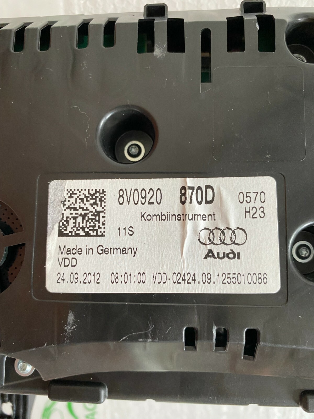 AUDI S3 8V TFSI Kombiinstrument FIS HIGH MFA ACC 8V0920870D / 8V0 920 870 D - Obrázek 8