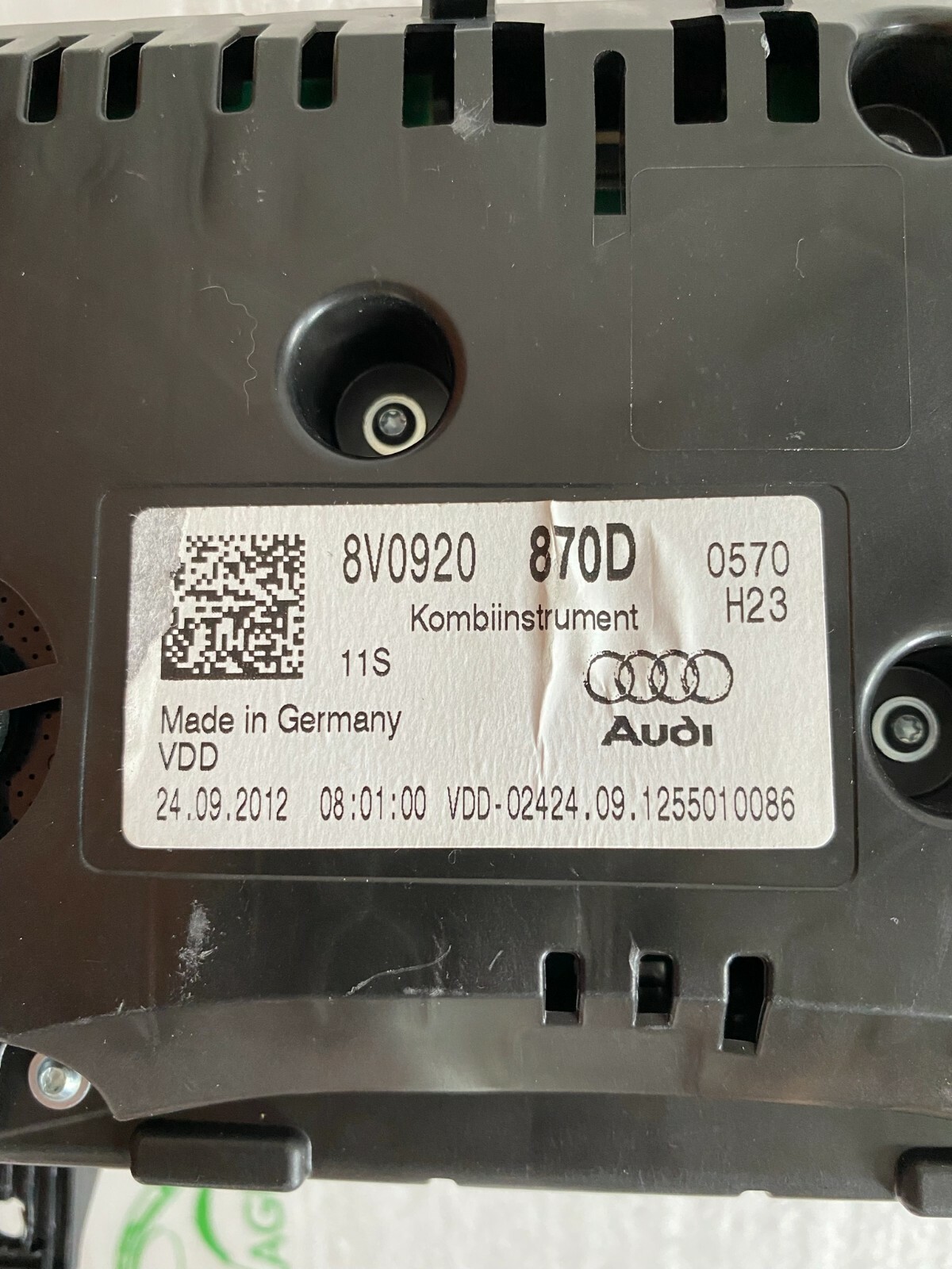AUDI S3 8V TFSI Kombiinstrument FIS HIGH MFA ACC 8V0920870D / 8V0 920 870 D - Obrázek 9