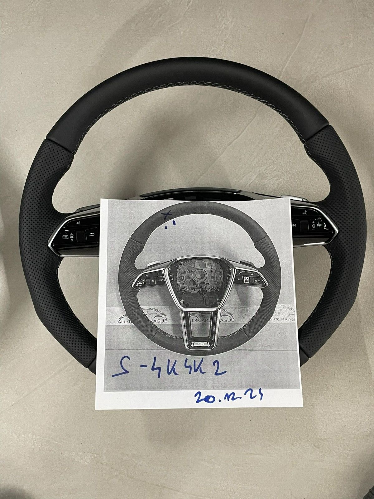 AUDI S6,A6,A7,A8 C8 SPORT LEDER LENKRAD S -Fast Neu-Dem v Neu Wagen... - Obrázek 21