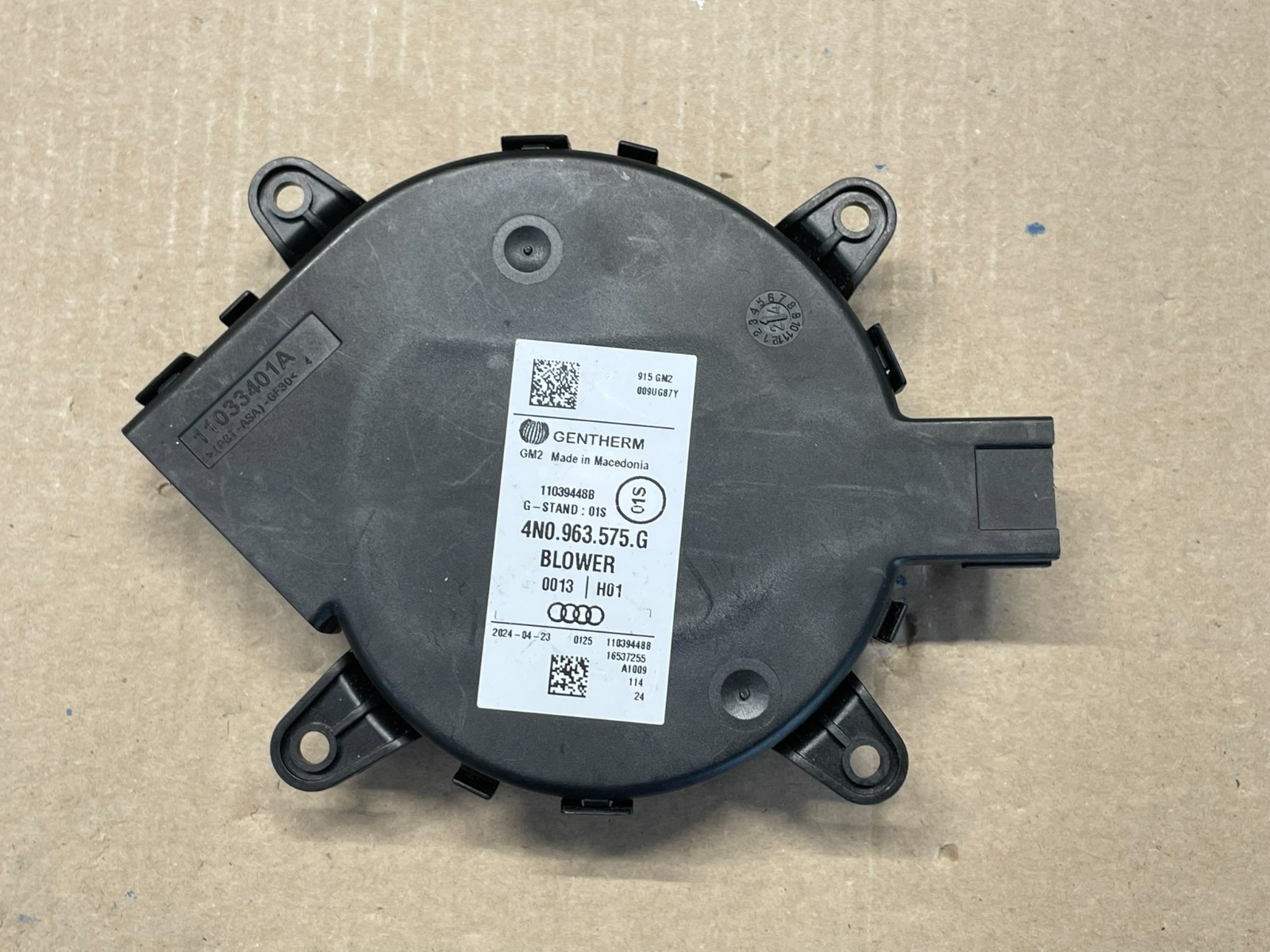 AUDI ŠKODA KLIMA SITZEN BELÜFTUNGSMOTOR 4N0963575G DEM VOM TEST WAGEN ORIGINAL