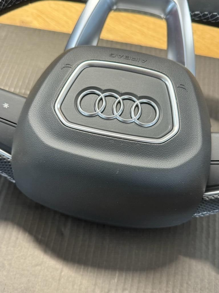 AUDI SQ7 SQ8 SPORT LENKRAD LEDER ABGEFLACHT MIT GROSSEN S SCHALTWIPPEN ORIG.NEU! - Obrázek 18