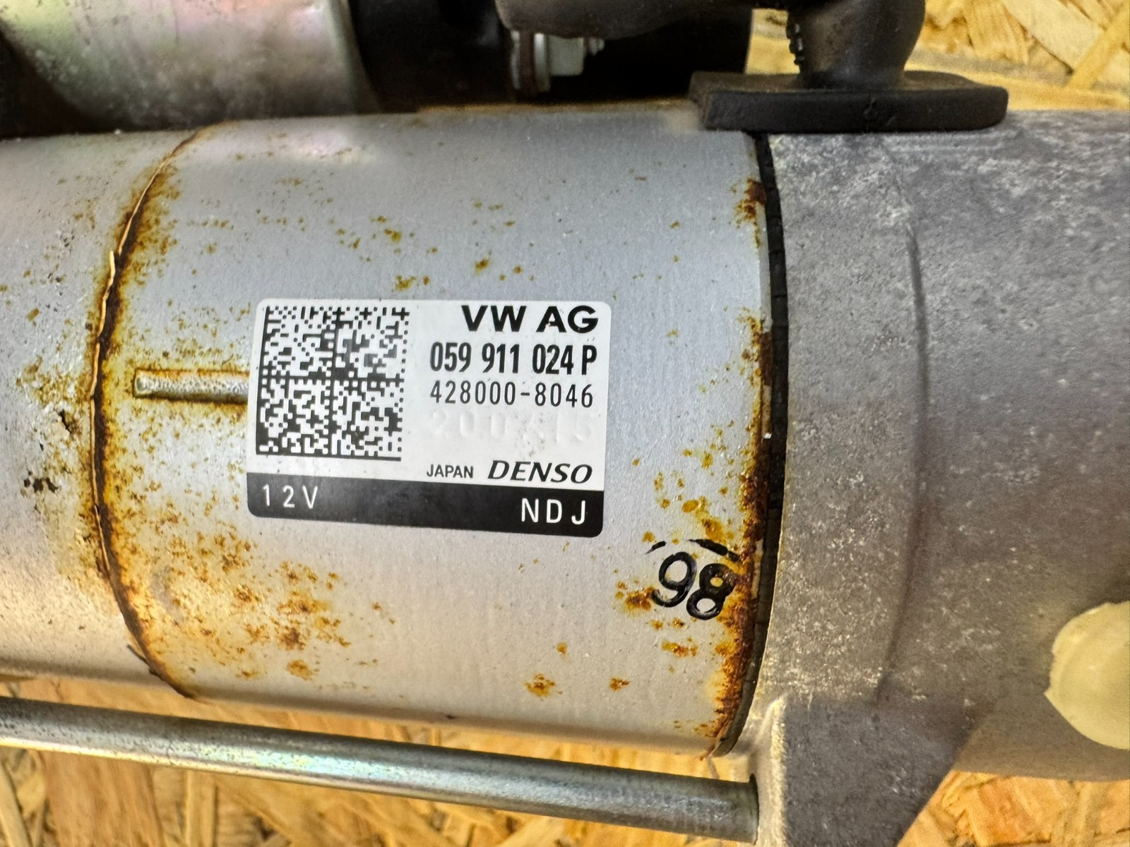 AUDI STARTER ANLASSER A6 A7 A8 3,0 TDI 059911024P Test Car Fast Neu Nur 47 Km! - Obrázek 3