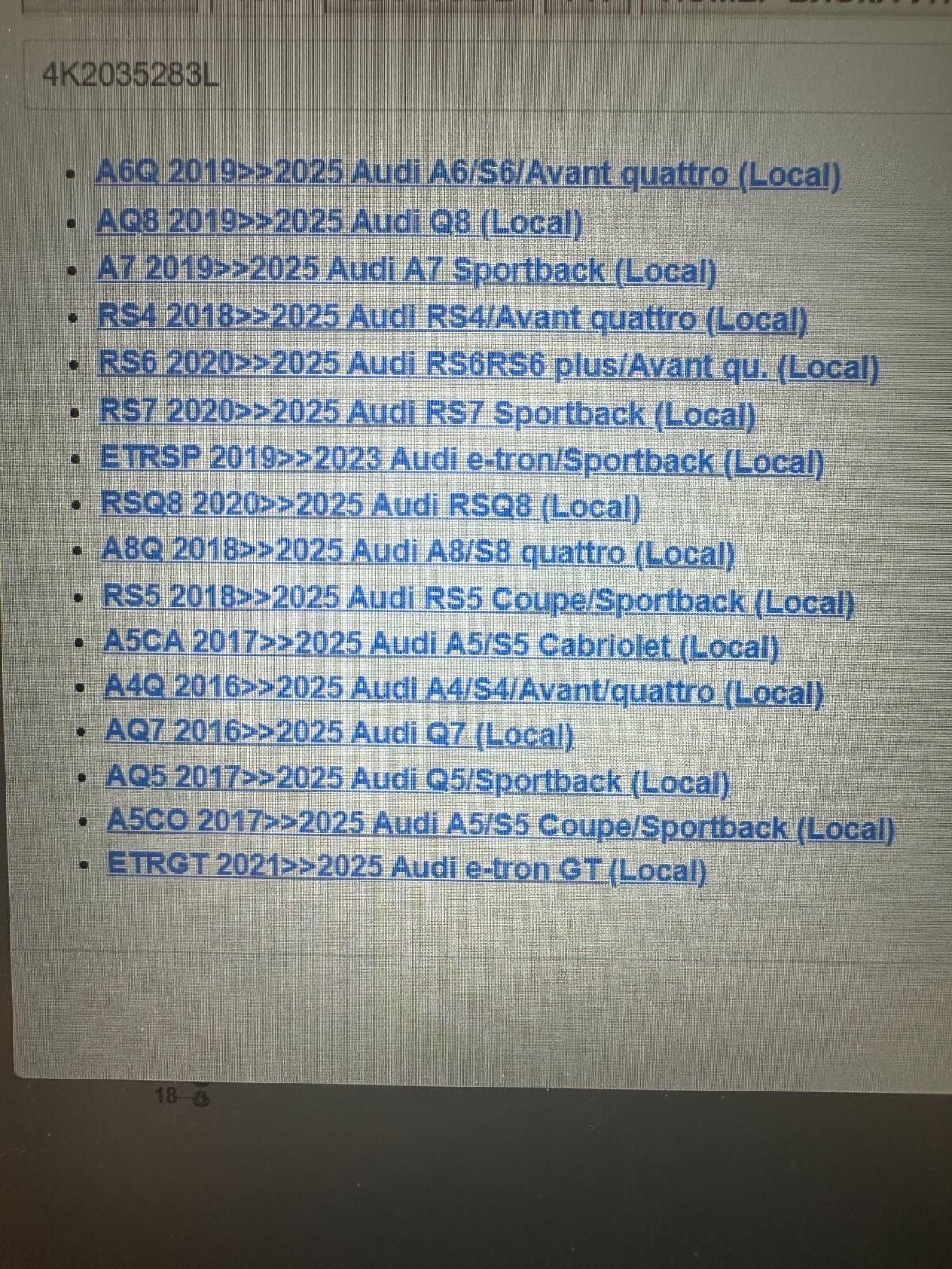 AUDI STEUERGERÄT FÜR NOTRUFMODUL UND KOMMUNIKATIONSEINHEIT 4K2035283L ORIG.NEU! - Obrázek 5