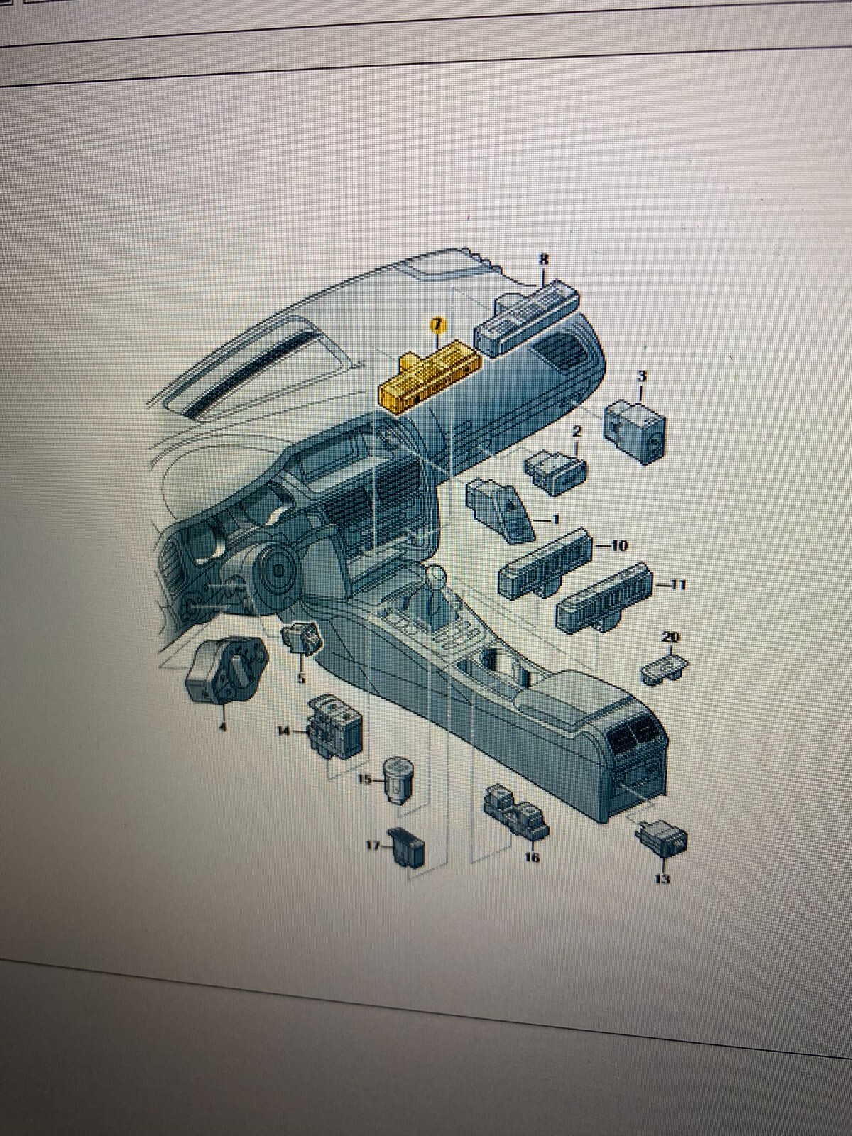 AUDI Schalter Drive Select Mittelkonsole A4 S4 A5 S5 RS5 Q5 8K1 959 673 K Orig.! - Obrázek 14