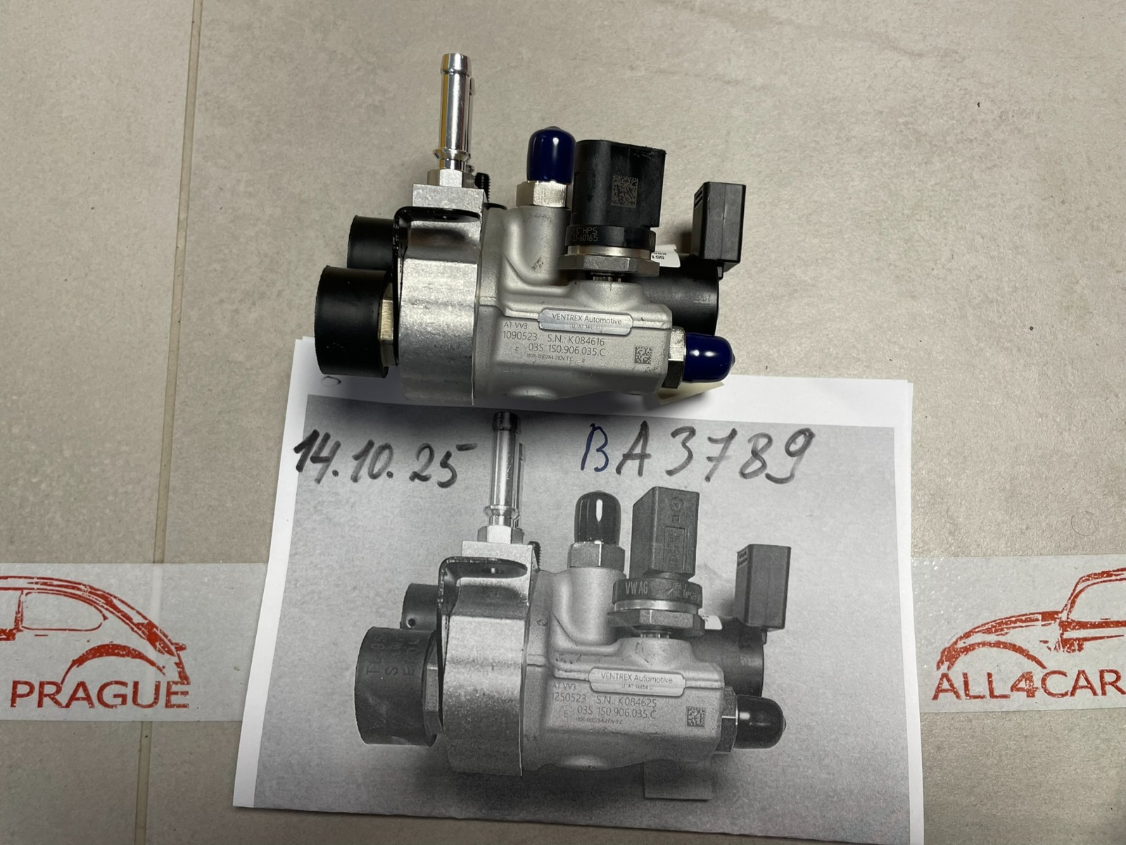 AUDI VW CNG GAS KRAFTSTOF DRUCKREGEL 1S0906035C = 1S0906011B = 1S0906011C NEU OE - Obrázek 21